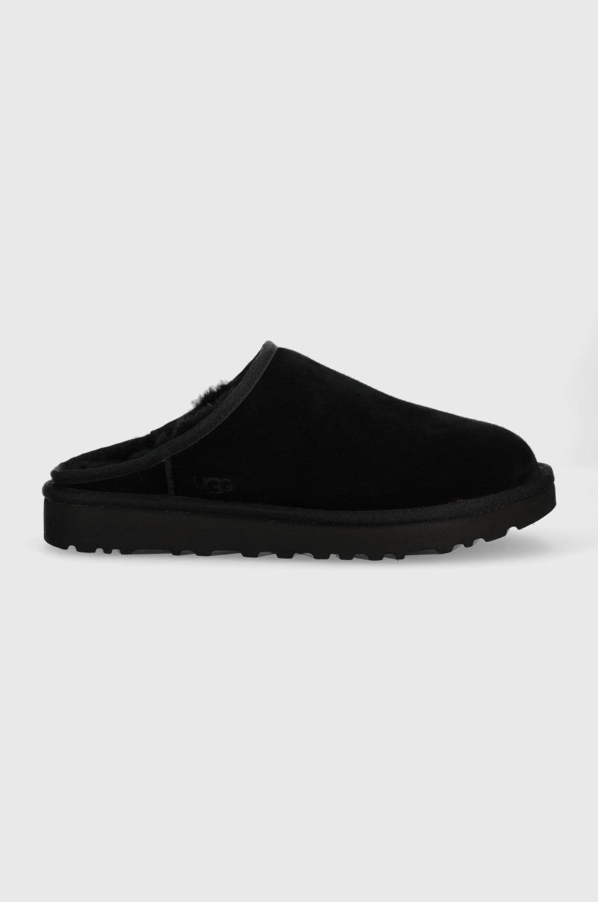 Semišové papuče M Classic Slip-on černá barva