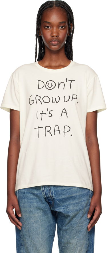 Tričko R13 R13 'Don't Grow Up' T-Shirt Biela | R13WK001-K108B, 0