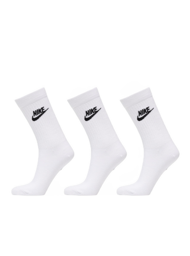 Spodná bielizeň a ponožky Nike Everyday Essential Crew Socks 3-Pack Biela | DX5025-100