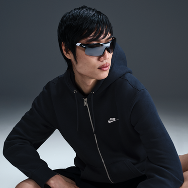 Mikina Nike Nike Club Fleece Full-Zip Hoodie Navy | FN3861-451, 4
