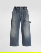 Dolce & Gabbana Distressed Denim Bermuda Shorts