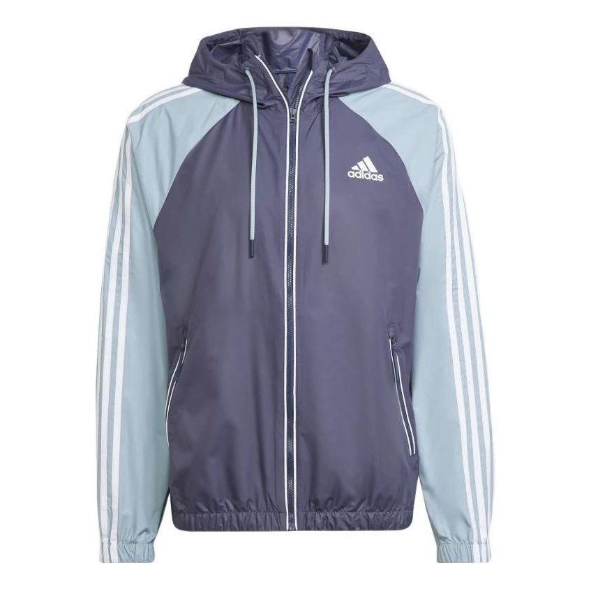 Classic Splicing Design Hooded Jacket