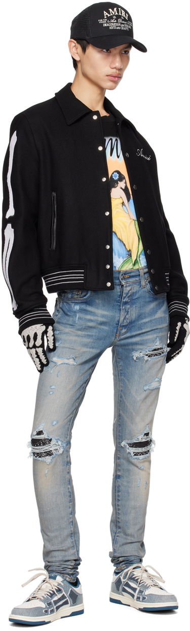 Tričko AMIRI AMIRI Mermaid Graphic T-Shirt Čierna | PF23MJG002-001, 3