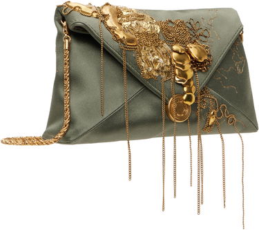 Kabelka Dries Van Noten Dries Van Noten Small Envelope Clutch Zelené | 251-011511-696, 1