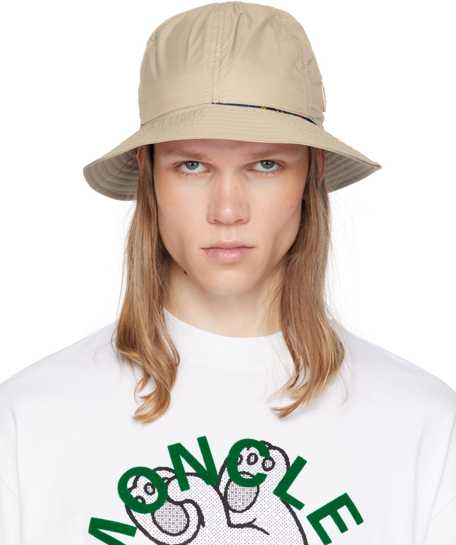 Klobúk Moncler Moncler Genius x FRGMT Reversible Bucket Hat Béžová | K109U3B00001M5848, 0