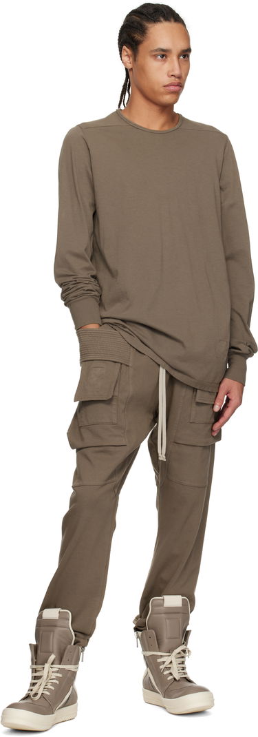 Tričko Rick Owens Rick Owens DRKSHDW Hollywood Level Long Sleeve T-Shirt Hnedá | DU01E3260 RN, 3
