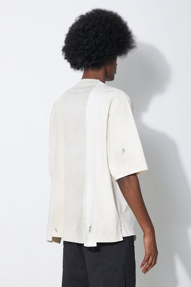 Tričko Maison MIHARA YASUHIRO Maison MIHARA YASUHIRO Vertical Switching T-Shirt Biela | A12TS621, 2