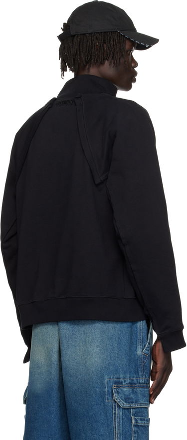 Mikina VETEMENTS VETEMENTS 'Amsterdam' Patched Zip-Up Sweatshirt Čierna | UH76ZU760BB, 2