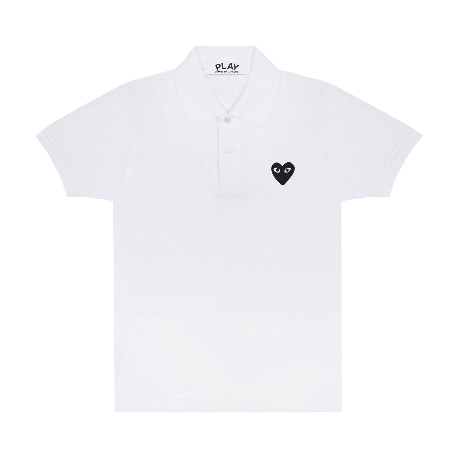 Polo tričko Comme des Garçons PLAY Polo T-Shirt Biela | AZ T066 051 2, 1