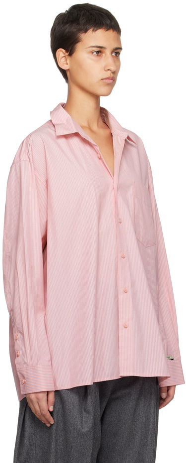 Košeľa ADER ERROR Pinstripe Relaxed Fit Shirt Ružová | BMADFWSH0105PK, 4