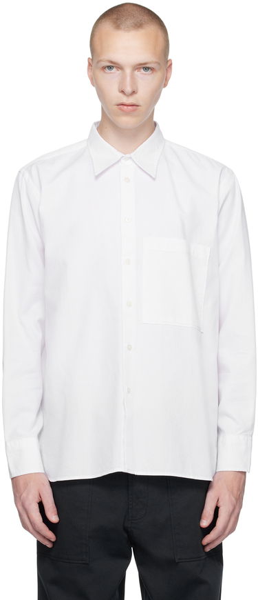 Košeľa Universal Works Universal Works Square Pocket Shirt Biela | P28036, 0