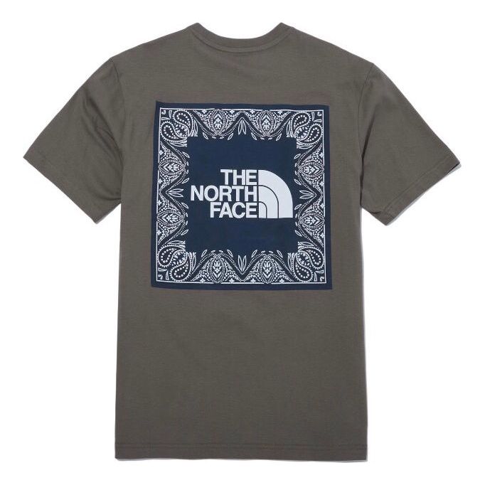 Tričko The North Face Bandana Graphic T-Shirt Zelené | NT7UN47E