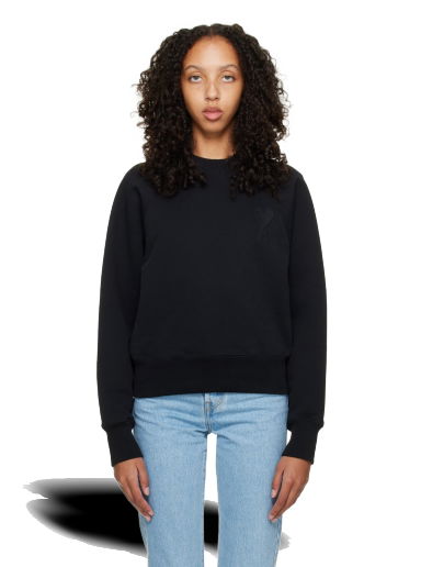 Mikina AMI Sweatshirt Čierna | USW002.747