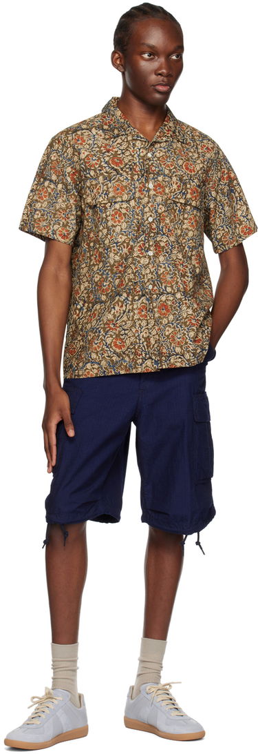 Šortky BEAMS BEAMS PLUS Cargo Shorts Navy | 38250071791, 3