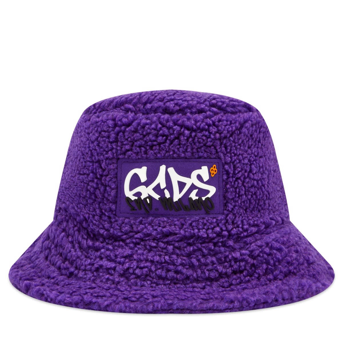 Klobúk GCDS Milano Fluffy Pile Bucket Hat Fialová | EC23U053001-11, 0