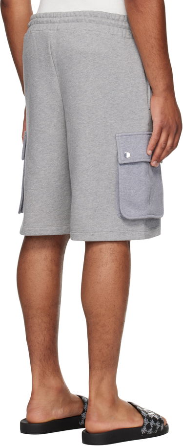 Šortky AMIRI AMIRI Stencil Cargo Shorts Šedá | AMJYSH1045, 2