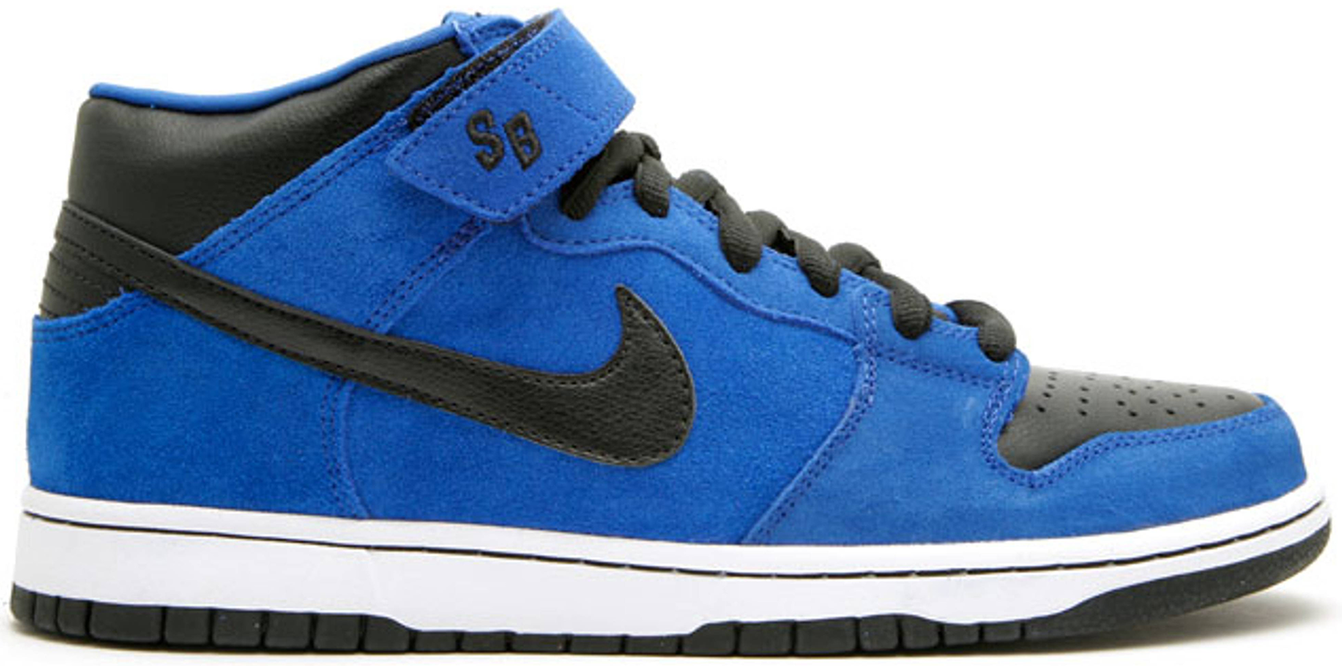 Tenisky a topánky Nike SB SB Dunk Mid Royal Blue Black Modrá | 314383-402, 0
