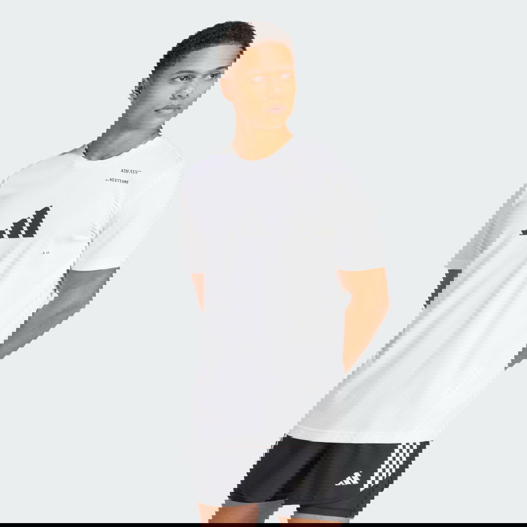 Tričko adidas Performance Athletics Category Graphic Čierna | IY2446, 0