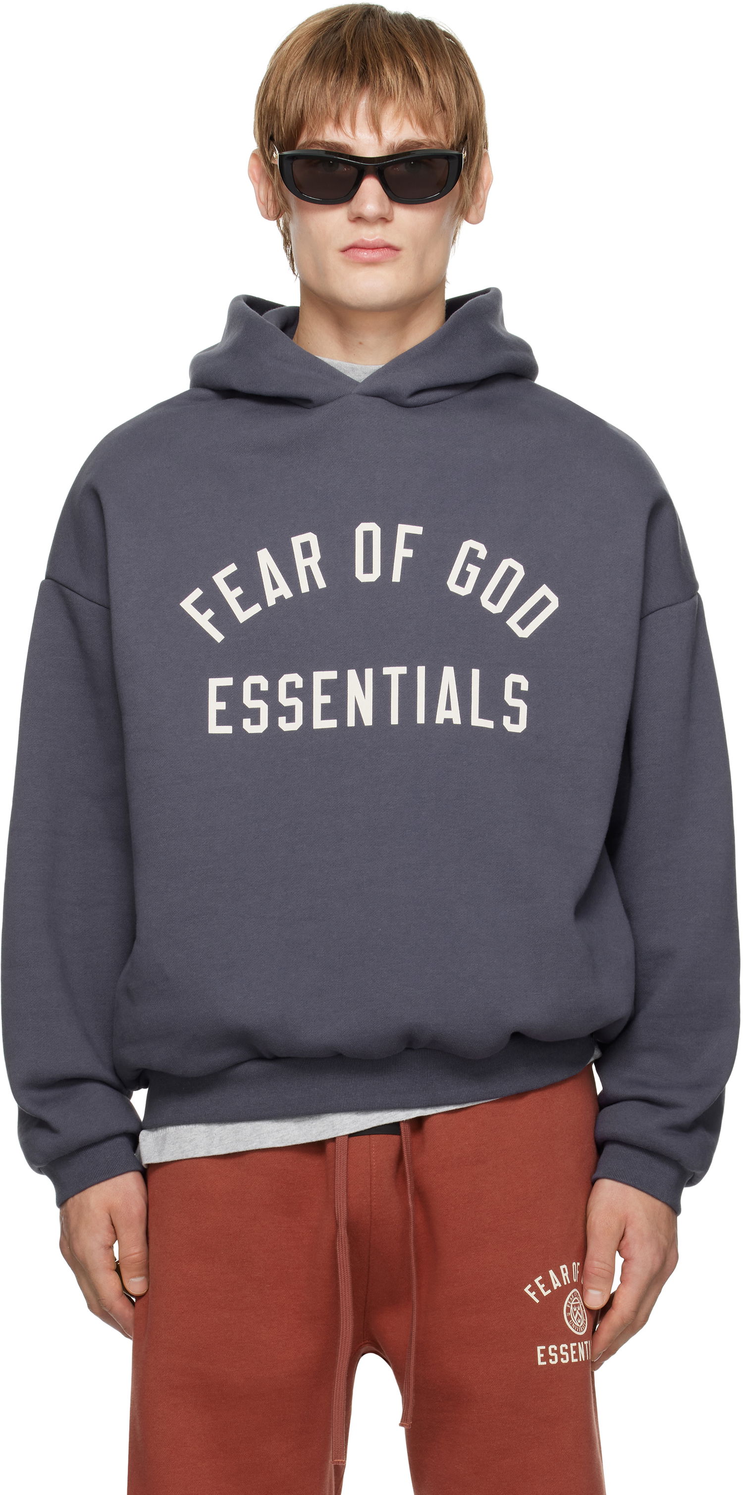 Mikina Fear of God Fear of God ESSENTIALS Fleece Hoodie Šedá | 192HO246254F, 0