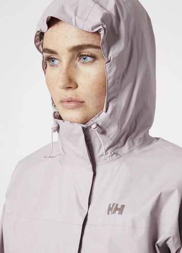 Pláštenka Helly Hansen Lightweight Packable Hooded Rain Jacket Fialová | 62282-692, 4