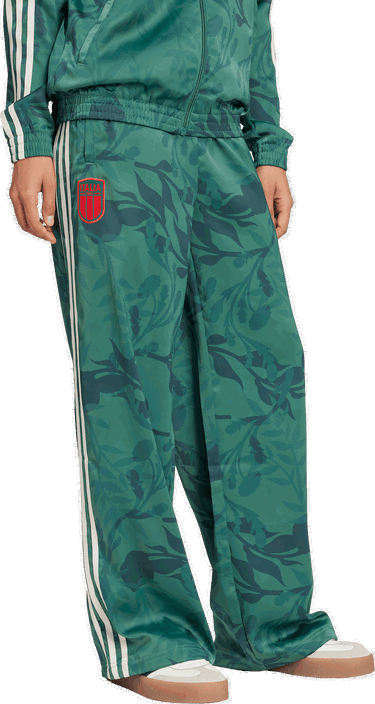 Nohavice adidas Performance Italy Wide-Leg Track Pants Zelené | JJ0346, 3