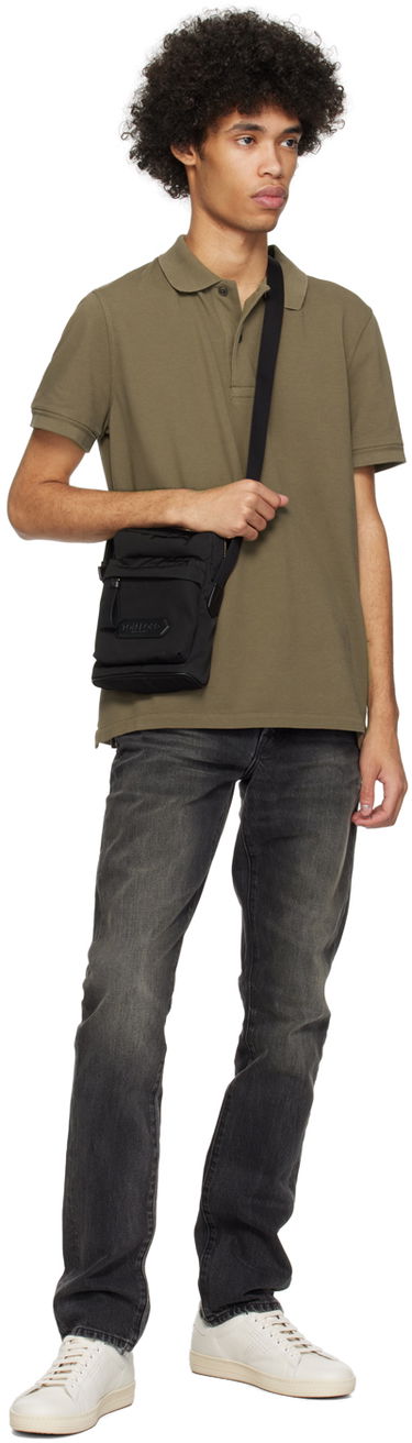 Taška cez rameno Tom Ford Nylon Zip Crossbody Messenger Bag Čierna | H0461-TNY017G, 3