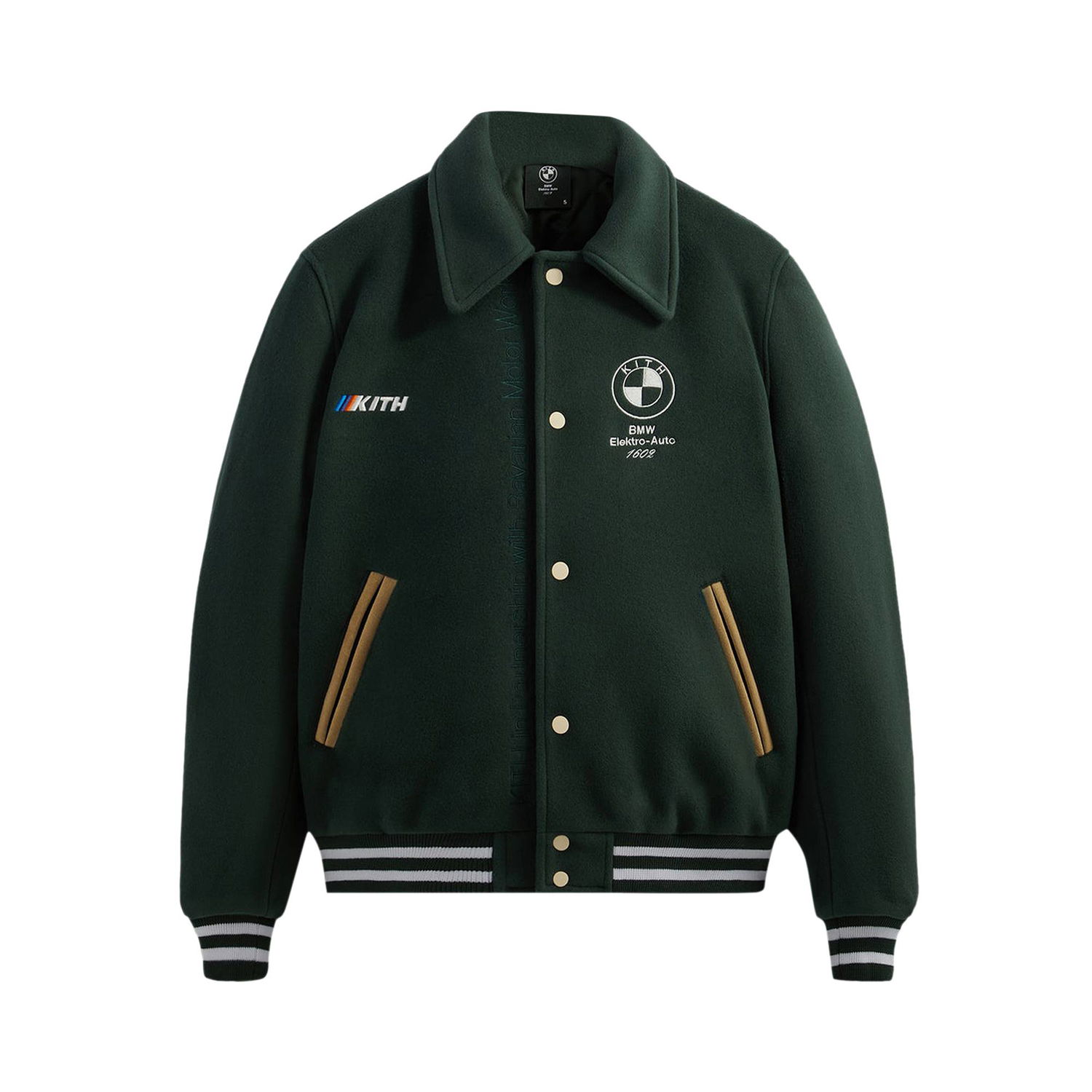 Bunda KITH x BMW Coaches Jacket Zelené | KHM010178 345, 1