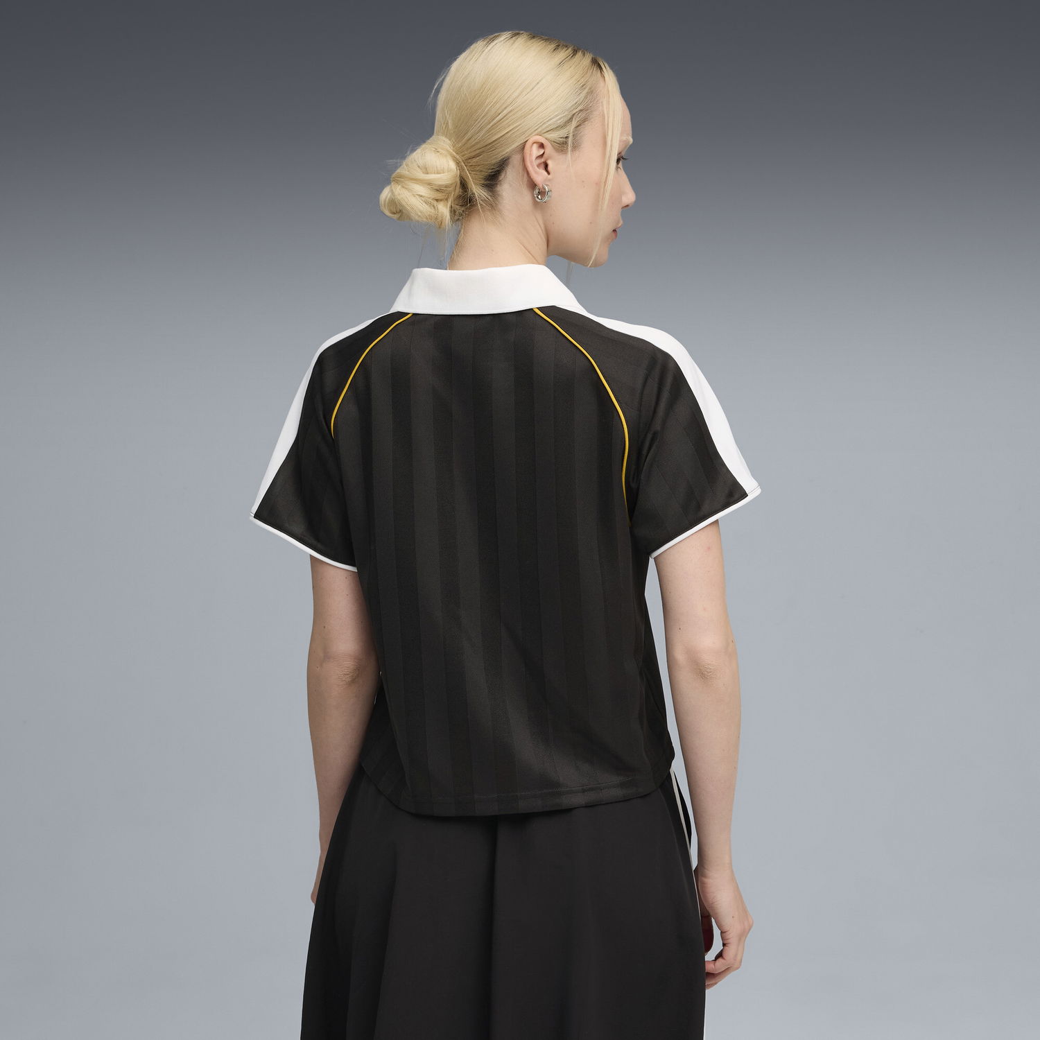 Dres Puma T7 Relaxed Fit Soccer Jersey Čierna | 632157_01, 1