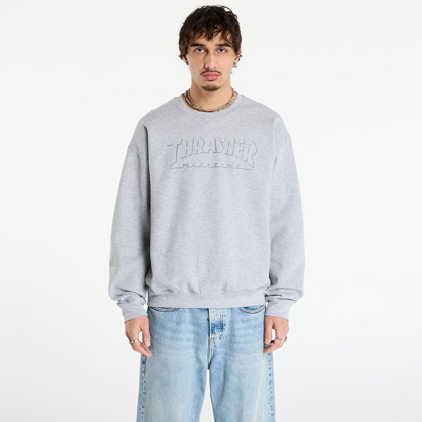 Mikina Thrasher Thrasher Shadow Mag Logo Crewneck Šedá | 145767