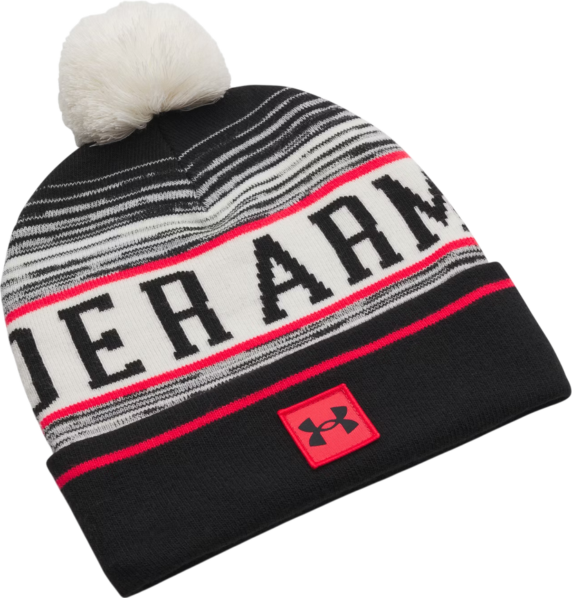 Kulicha Under Armour Halftime Striped Knit Pom Beanie Rôznofarebný | 1386634-279
