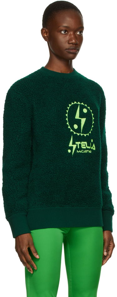 Mikina Stella McCartney Designer Logo Edition Sweatshirt Zelené | 604103S7242, 1