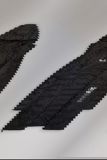Prešívaná bunda Rains Lohja Long Puffer Curve Jacket Čierna | 15890\01, 5