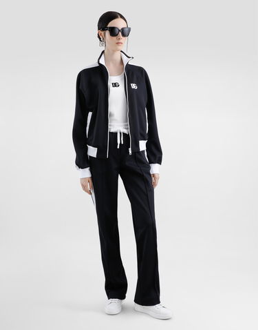 Tepláky Dolce & Gabbana Dolce & Gabbana Triacetate Jogging Pants with DG Logo Čierna | FTC94ZGDCX8N0000, 1