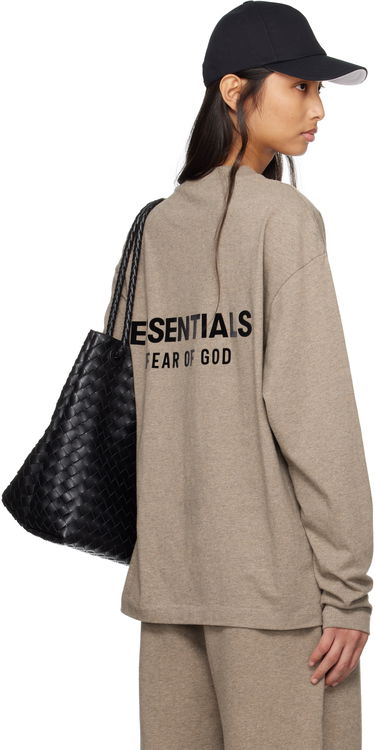 Mikina Fear of God ESSENTIALS Classic Long Sleeve T-Shirt Šedá | 125AS254201F, 2