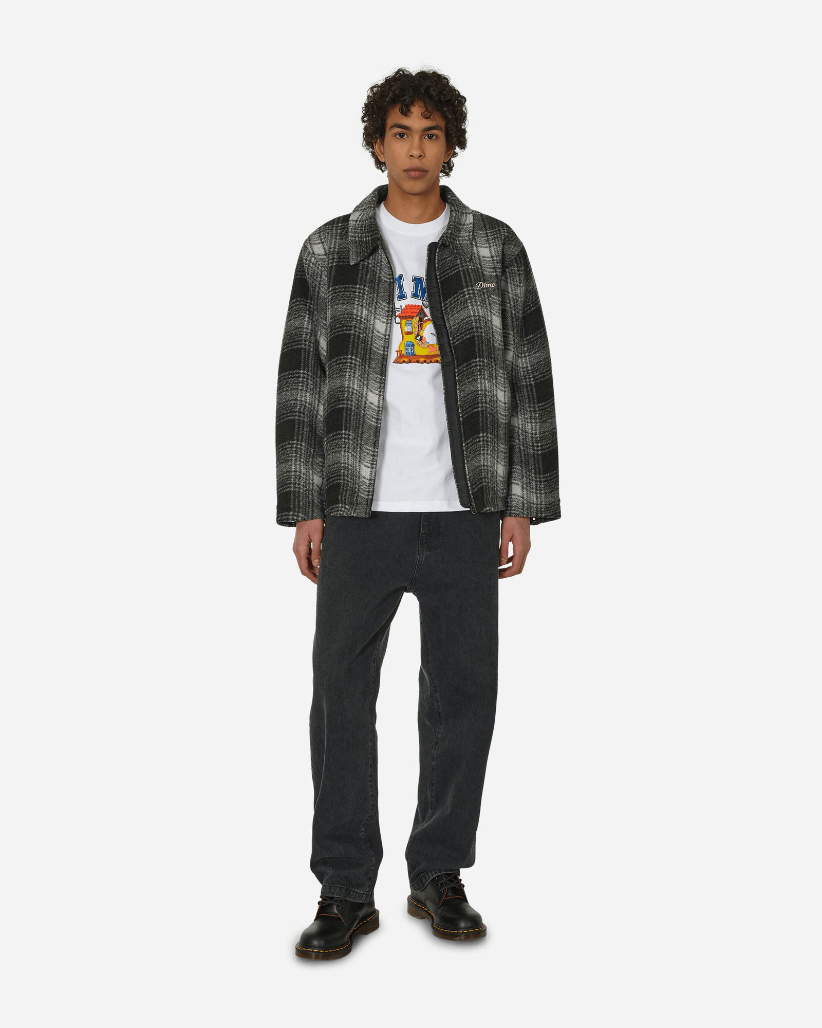 Wave Plaid Jacket