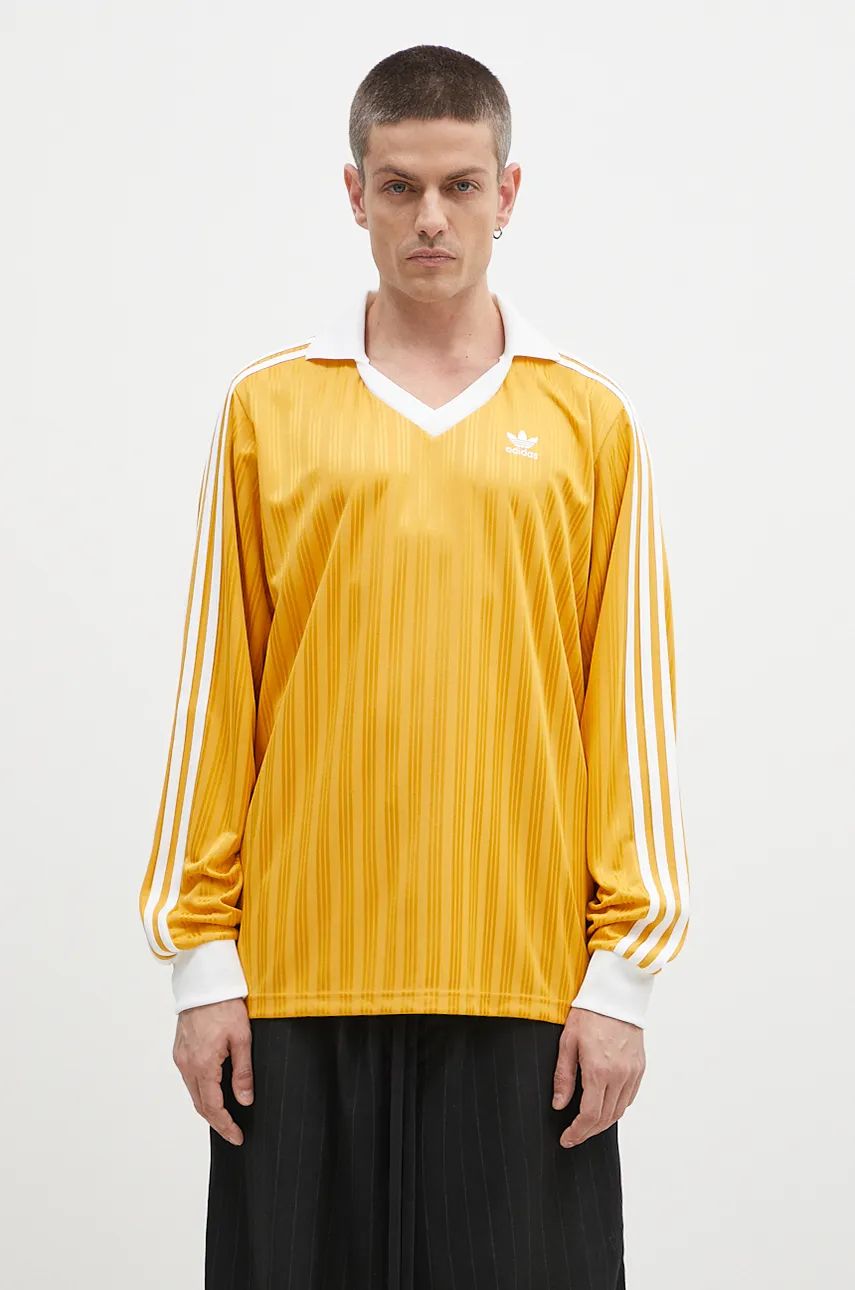 Tričko adidas Originals Long Sleeve Pique Žltá | IZ2447, 0