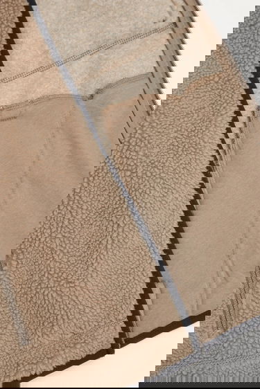 Vesta Napapijri Yupik V Full-Zip Fleece Vest Béžová | NP0A4HZKMCD1, 4
