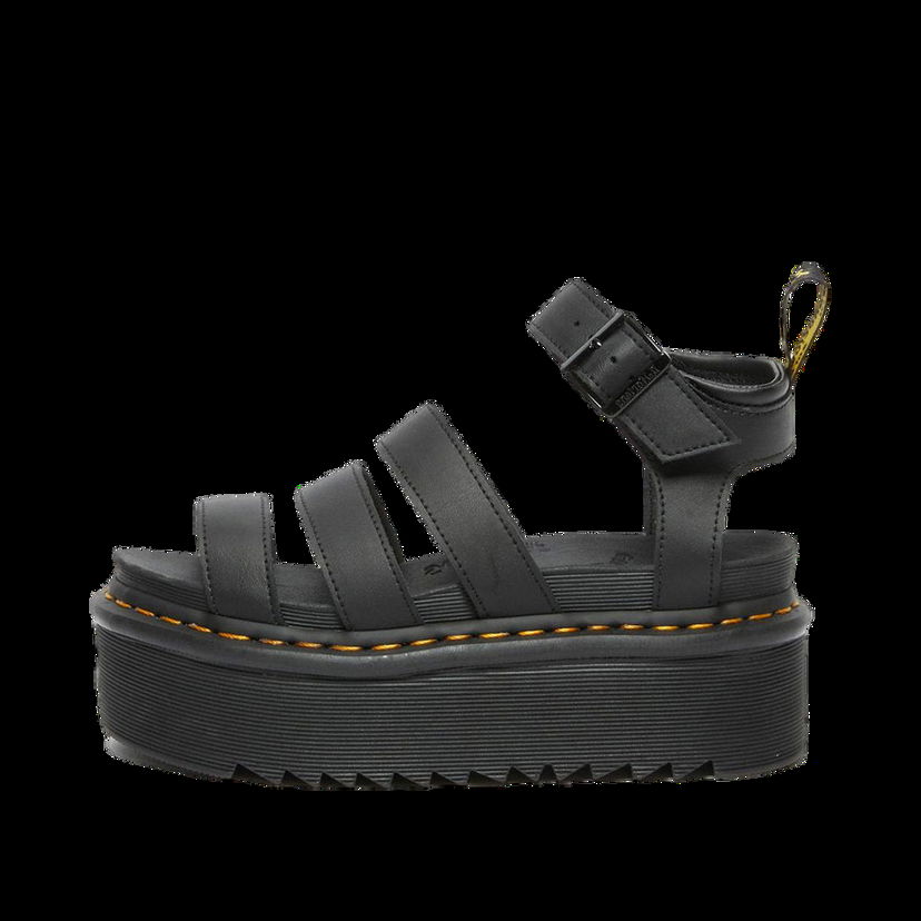 Tenisky a topánky Dr. Martens Blaire Quad Hydro Leather Platform Sandals W Čierna | DM27296001