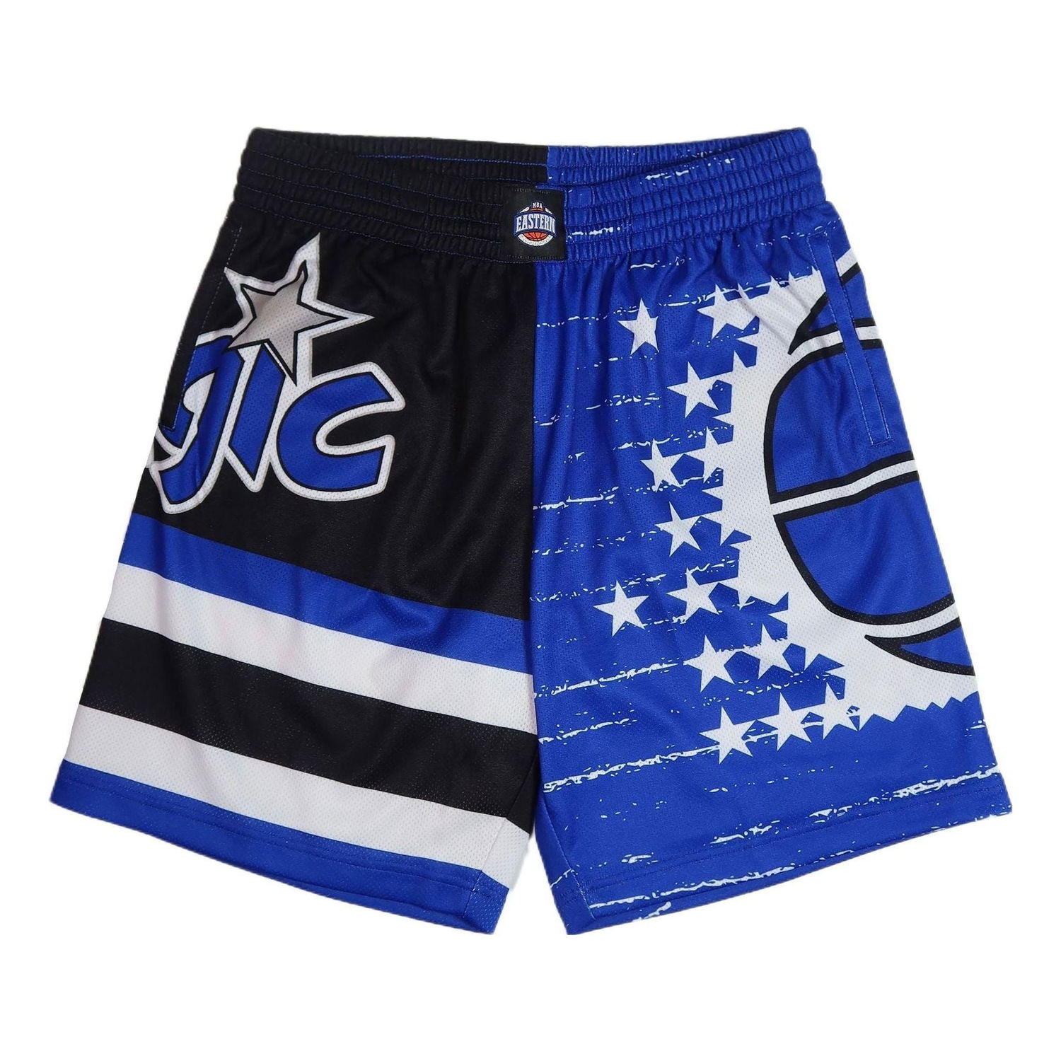 Šortky Mitchell & Ness Mitchell & Ness NBA Orlando Magic Jumbotron 3.0 Basketball Shorts Modrá | PSHR4984-OMAYYPPPMTWH, 0