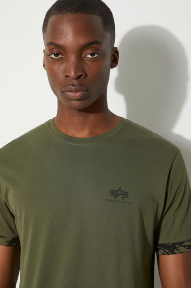 Tričko Alpha Industries T-Shirt Zelené | 106509.634, 0