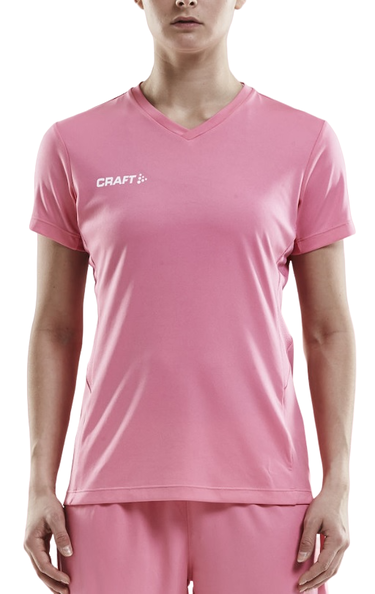 Tričko Craft Solid V-Neck T-Shirt Ružová | 1905566-1471, 0