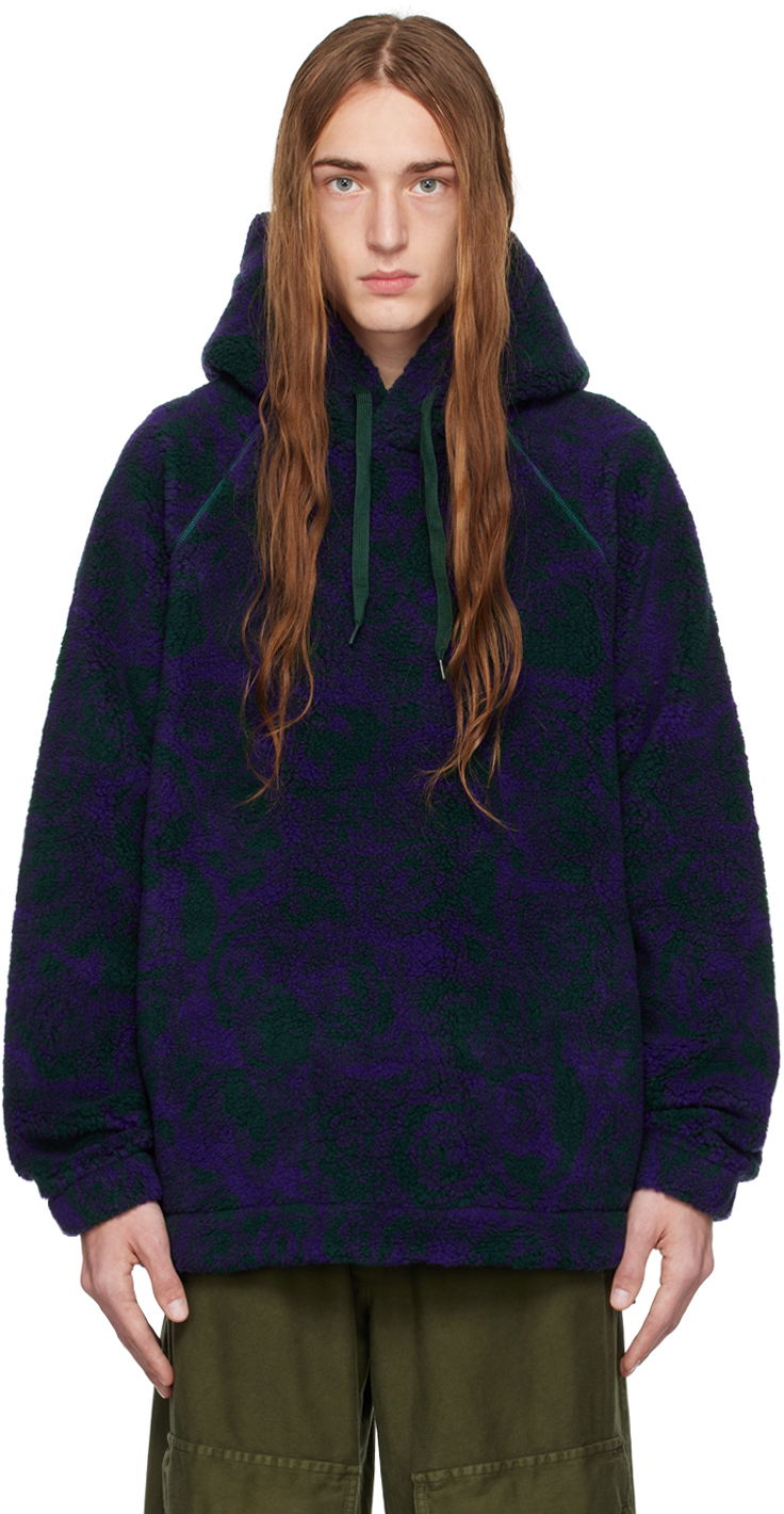 Mikina Burberry Print Hoodie Navy | 8079628, 0