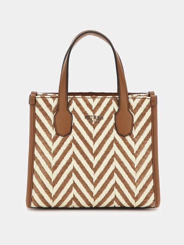 Kabelka GUESS Silvana Raffia Mini Handbag Béžová | HWCV8665770, 0