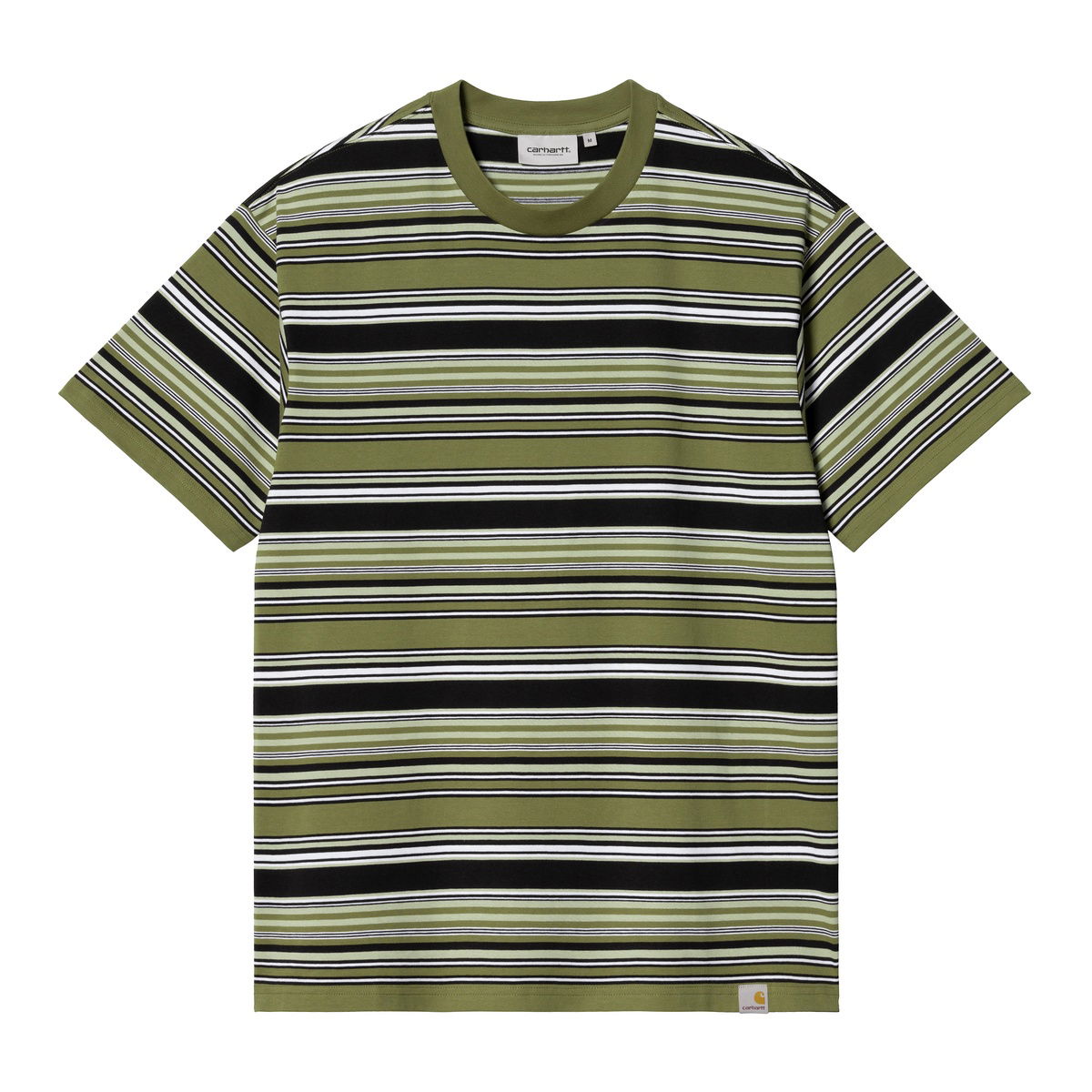 Tričko Carhartt WIP S/S Lafferty T-Shirt "Lafferty Stripe/Kiwi" Zelené | I031603_1IN_XX, 0