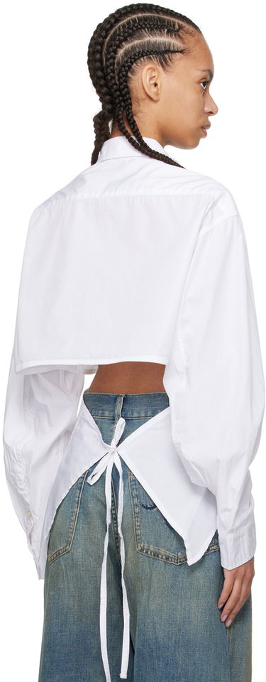 Košeľa R13 R13 Cutout Shirt Biela | R13WR262-R338B, 2