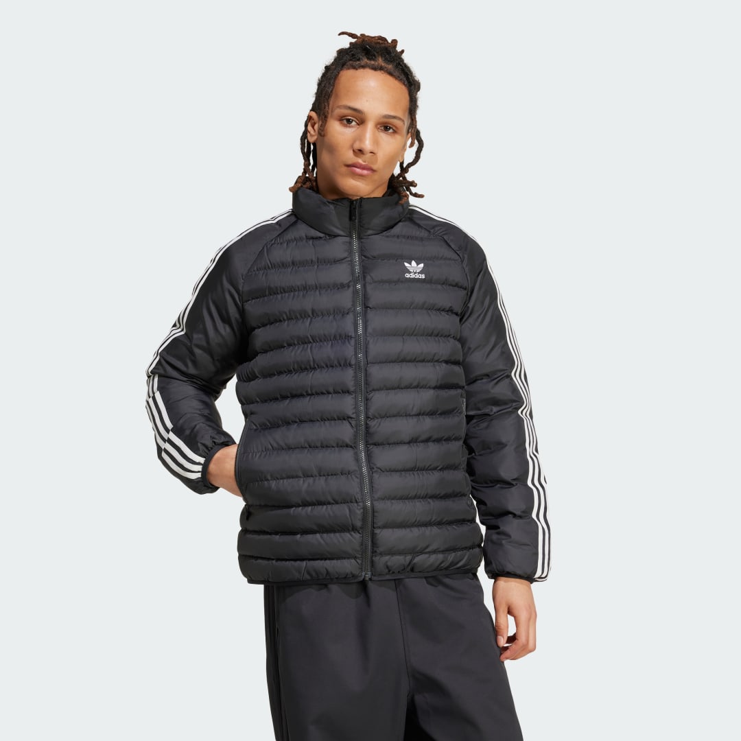Prešívaná bunda adidas Performance Collar Padded Jacket Čierna | IZ1835, 0