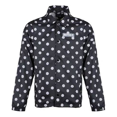 Vetrovka Nike Polka Dot Print Woven Jacket Čierna | CQ8924-010, 0