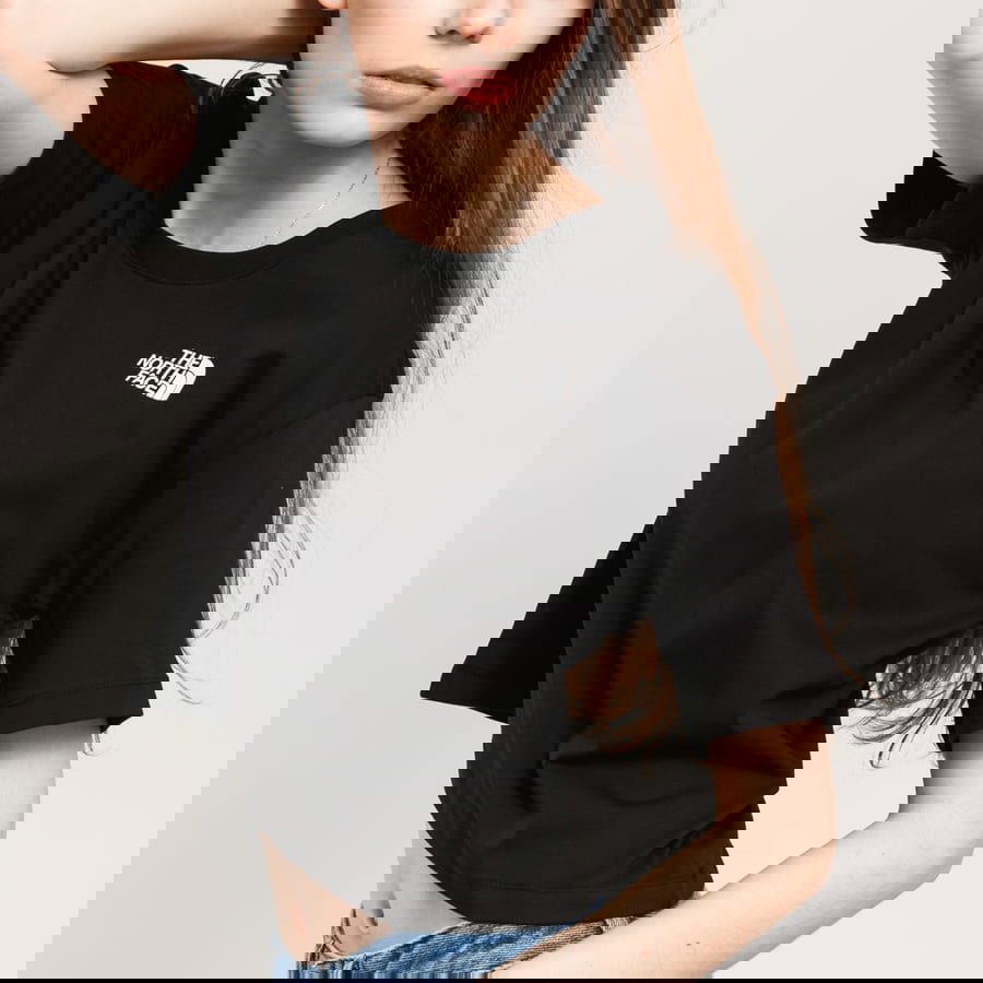 Tričko The North Face Cropped SD Tee Čierna | NF0A4SYCJK31, 1