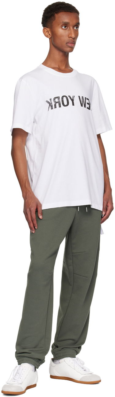 Tričko Helmut Lang 'New York' Graphic T-Shirt Biela | O06HM512, 4