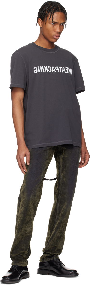 Tričko Helmut Lang Helmut Lang 'Meatpacking' T-Shirt Šedá | O10HM514, 3